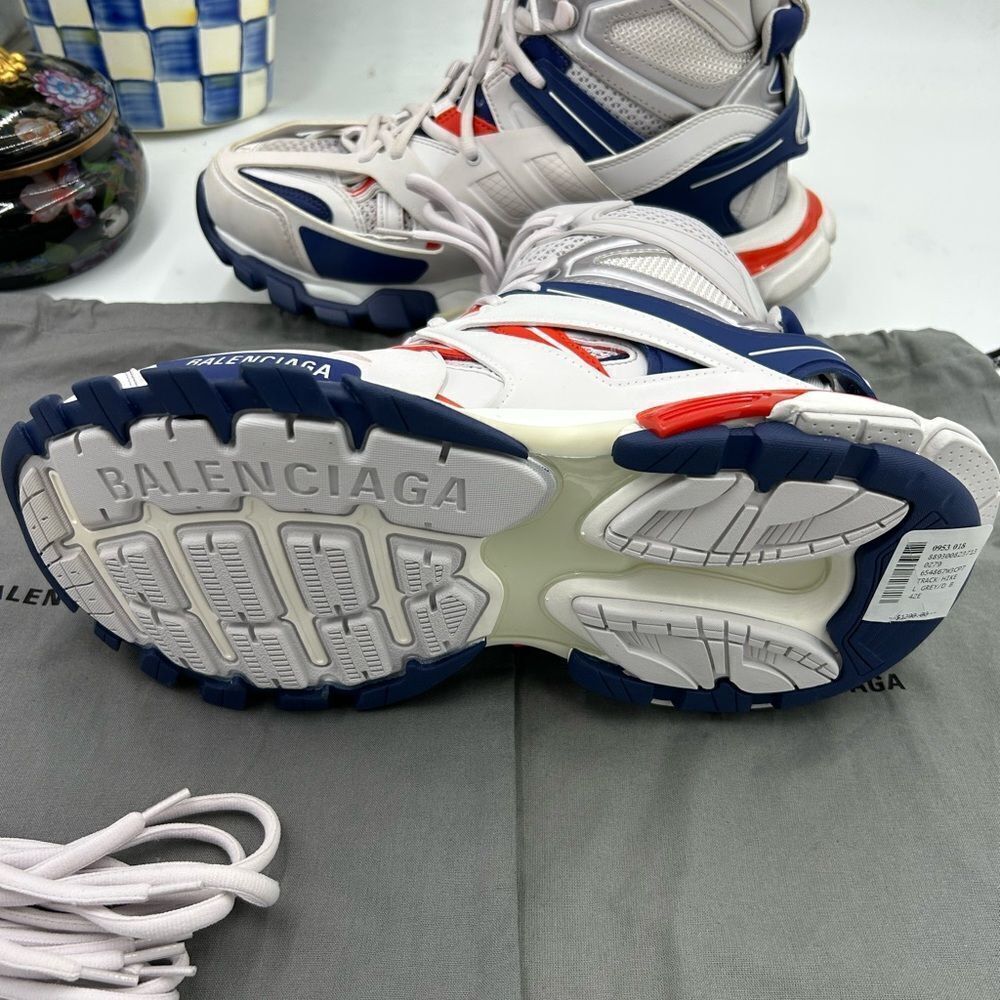 Men's Balenciaga track high top sneakers size 42 - Picture 4 of 14